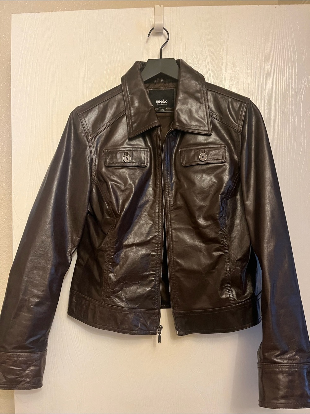 Vintage Moto Mossimo leather jacket